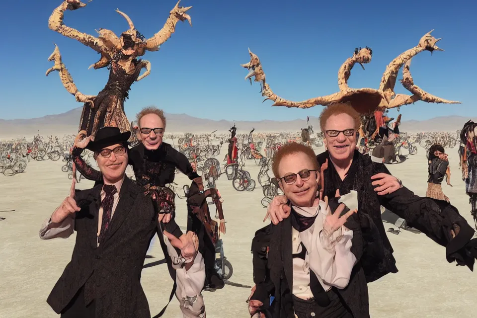 Image similar to Danny Elfman at Burning Man