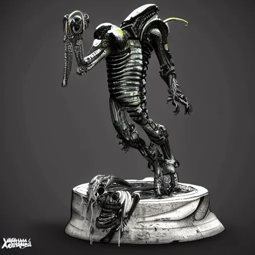 Image similar to miniaturine of xenomorph