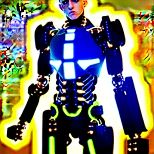 Image similar to genos cyborg real photo