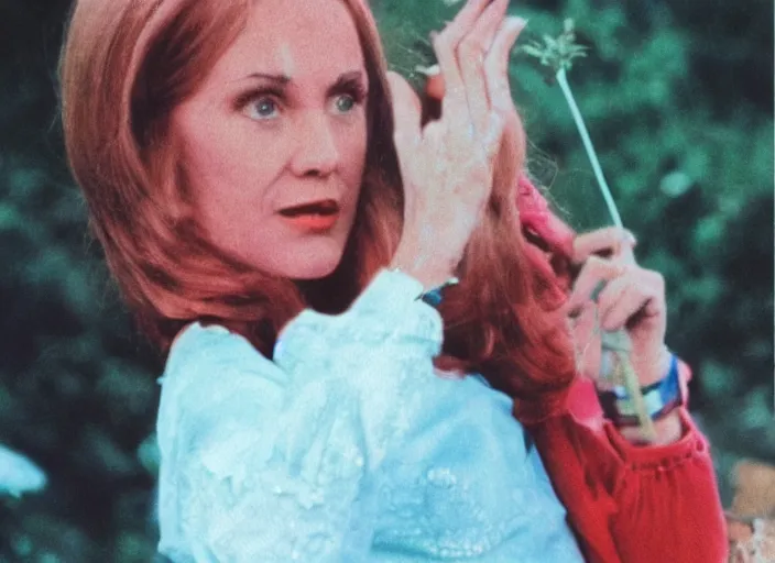 Image similar to 1 9 7 0 s color movie still of a woman