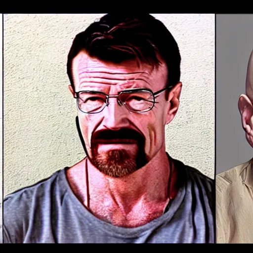 Image similar to walter white as gigachad