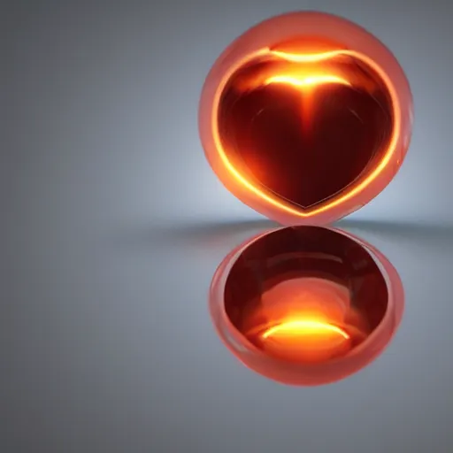 Prompt: a beating human heart inside a translucent orb, highly detailed biologically accurate human heart, unreal engine 5, path tracing, volumetric lighting, trending on artstation