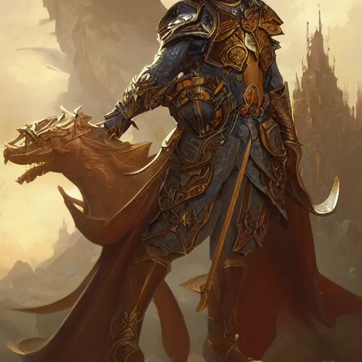 Image similar to male paladin oath of glory, d & d, fantasy, intricate and very beautiful and highly detailed, elegant, digital painting, artstation, concept art, matte, smooth and sharp focus, illustration, art by tian zi and wlop and alsphonse mucha and artgerm and greg rutkowski