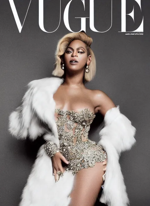 Image similar to beyonce styled by nick knight posing in an expensive mansion setting, vogue magazine, highly realistic. high resolution. highly detailed. dramatic. 8 k. 4 k.