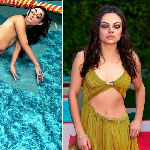 mila kunis belly button ring