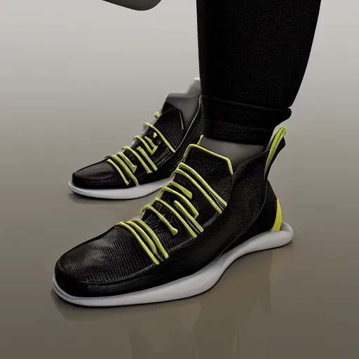 Image similar to futuristic balenciaga and vetements sneakers made out of live parts, cable, nerves, organs, by cronenberg, ultra rendered extreme realism and detail, 8 k, highly detailed, realistic, pbr, surreal, hyper realistic, photorealistic, sharp focus,