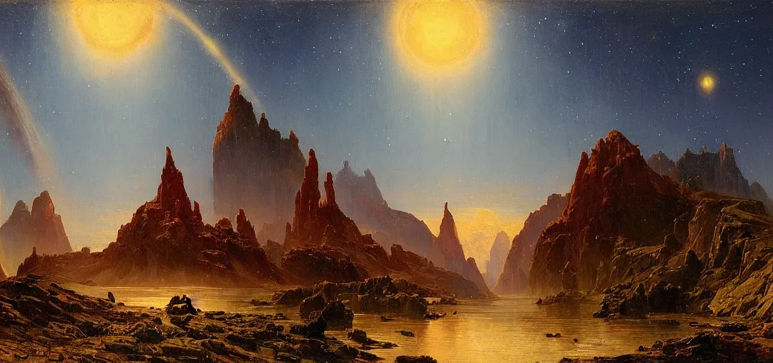 Image similar to The Galactic Empire by Frederic Edwin Church