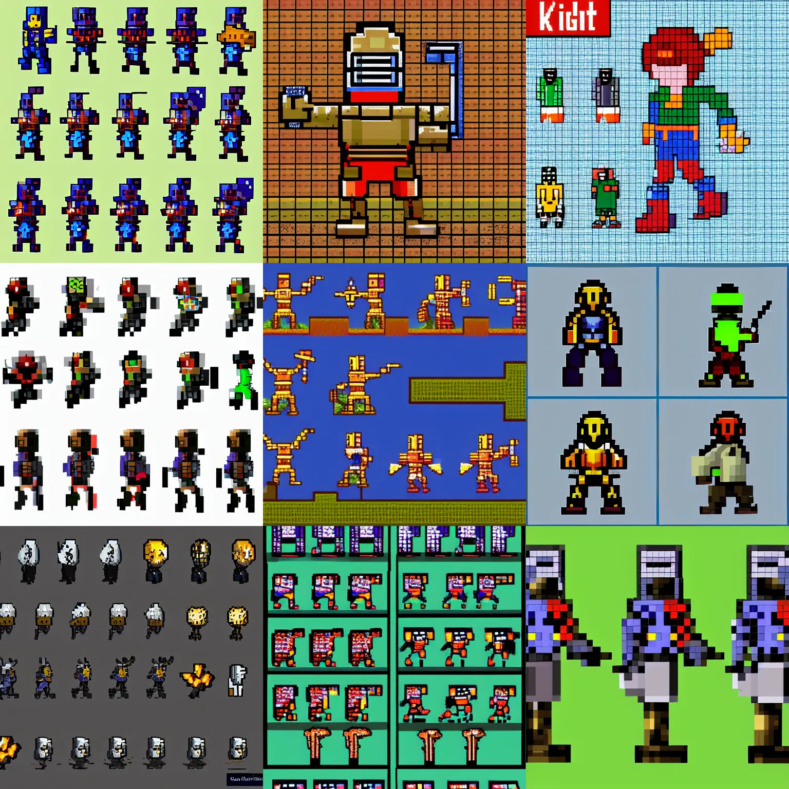 Hero Knight - Pixel Art, 2D Characters