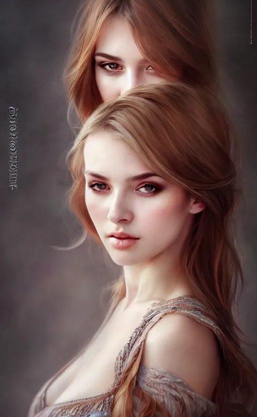 Image similar to a gorgeous russian female photo, bokeh, beautiful face, professionally retouched, soft lighting, realistic, smooth face, full body shot, torso, dress, perfect eyes, sharp focus on eyes, 8 k, high definition, insanely detailed, intricate, elegant, art by artgerm and kyoung hwan kim