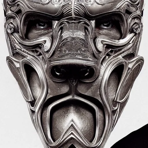 Prompt: Very very very very highly detailed epic photo of face with bull venetian mask, intricate, dystopian, sci-fi, extremely detailed, digital painting, artstation, concept art, smooth, sharp focus, illustration, intimidating lighting, incredible art by Artgerm and Vincent di Fate