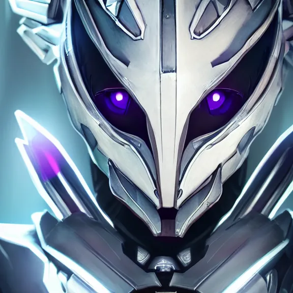 Image similar to close up headshot of a cute beautiful stunning anthropomorphic female robot dragon, with sleek silver metal armor, glowing OLED visor, facing the camera, high quality maw open and about to eat your pov, food pov, the open maw being highly detailed and soft, highly detailed digital art, furry art, anthro art, sci fi, warframe art, destiny art, high quality, 3D realistic, dragon mawshot, maw art, pov furry art, furry mawshot, macro art, dragon art, Furaffinity, Deviantart Eka's Portal