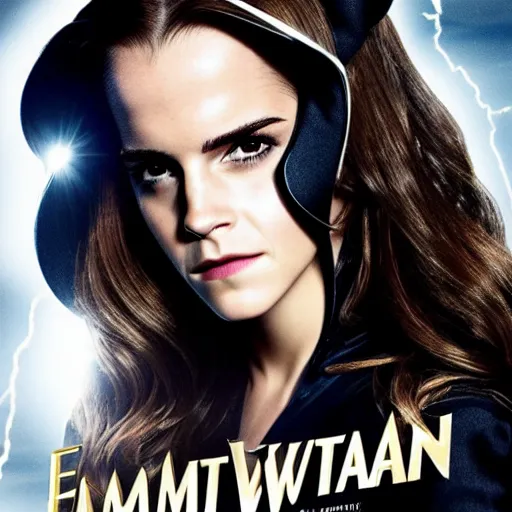 Prompt: Poster of Emma Watson as Catwoman