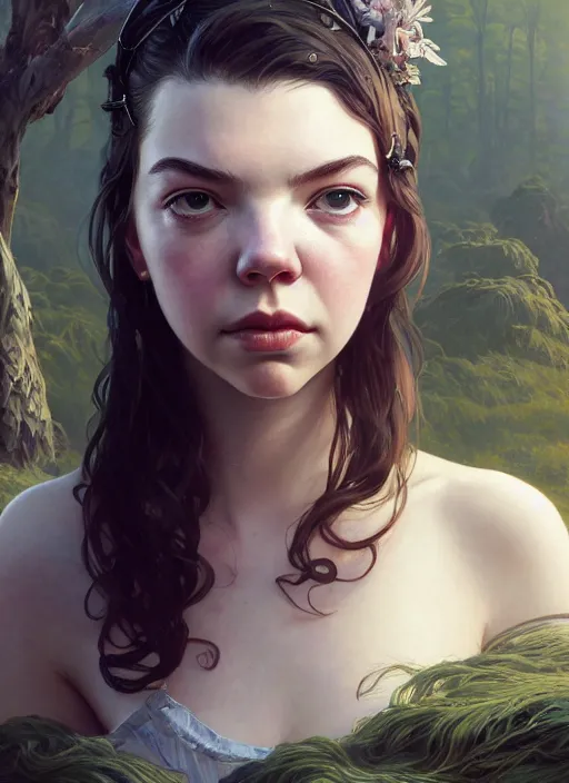 Prompt: Highly detailed portrait of Anya Taylor-Joy , in GTA V, Stephen Bliss, unreal engine, fantasy art by Greg Rutkowski, Loish, Rhads, ferdinand knab, Makoto Shinkai and Lois van baarle, ilya kuvshinov, rossdraws, Tom Bagshaw, alphonse mucha, global illumination, radiant light, detailed and intricate environment