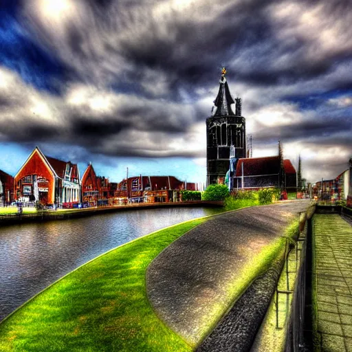 Prompt: alkmaar citycape hdr photo award winning