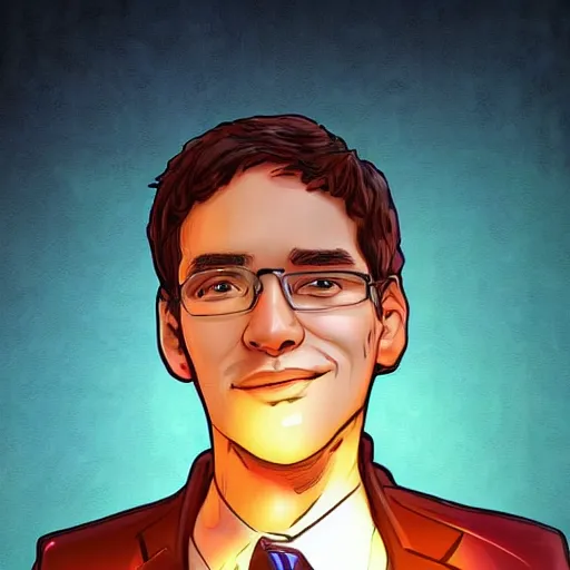 Image similar to bitcoin inventor, digital art, artstation