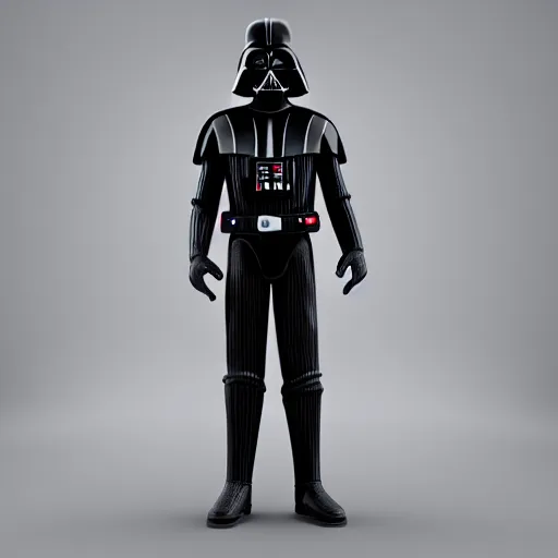 Prompt: darth vader, full body shot, pixar, disney, 3 d render, octane render, 4 k, hd