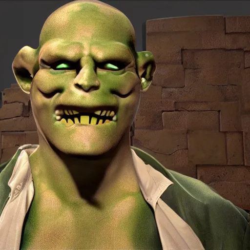 Prompt: doug mahnkes the mask, as a 3 d render, unreal engine