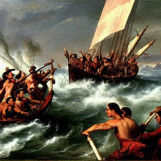 Image similar to Whipping of the Hellespont