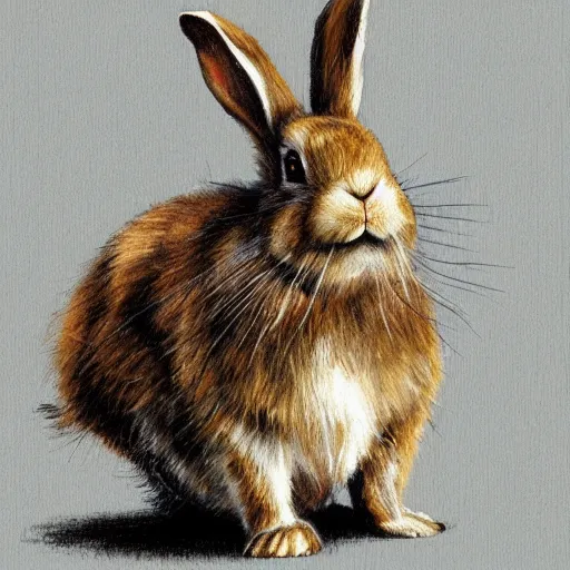 Image similar to rabbit gangster by James Gurney.