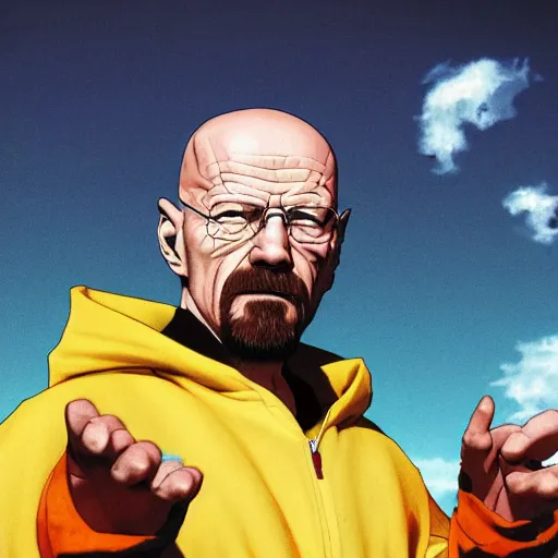 Prompt: Walter white is a onepiece character