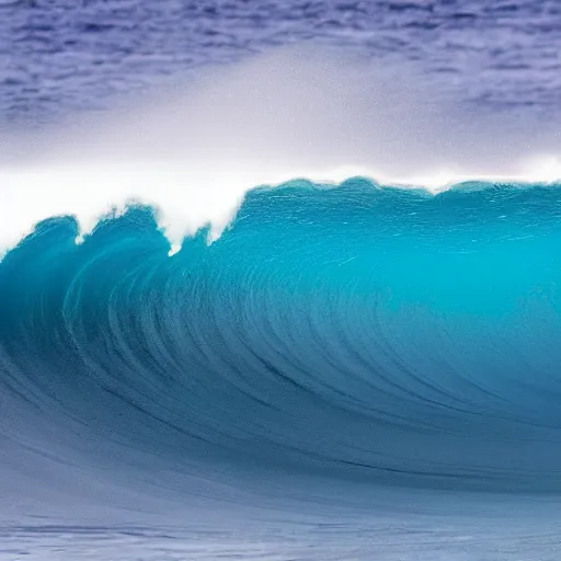 Image similar to diagram of a giant wave at teahupo'o