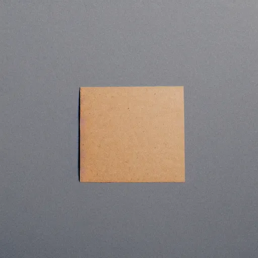 Image similar to a piece of cardboard on a gray background