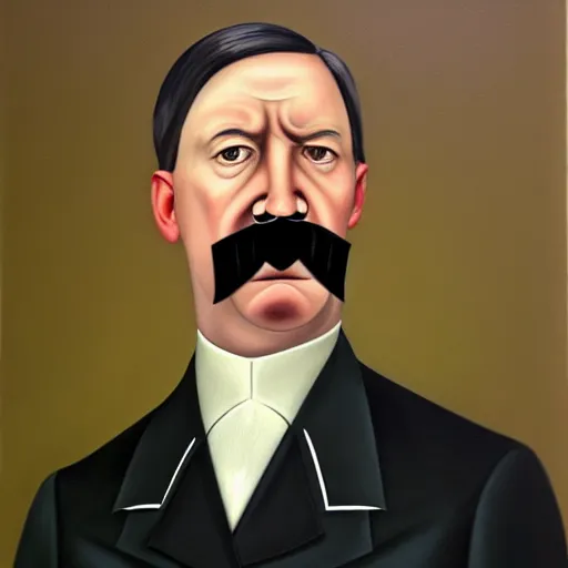 Image similar to facial portrait of kevin durant as adolf hitler, german chancellor, 1 9 3 3, oil on canvas painting by william sidney mount, trending on artstation