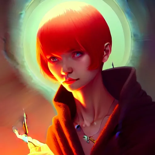 Image similar to a sorceress, concept art by Ilya Kuvshinov, contest winner, fantasy art, official art, concept art, high detail, experimental, high quality, hyperrealistic, 4k