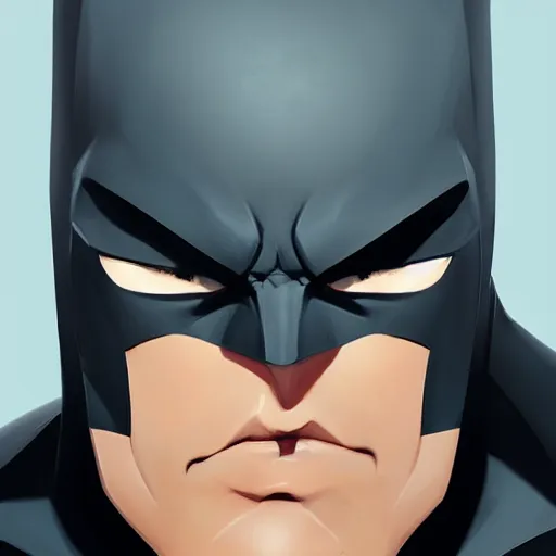 Image similar to face icon stylized minimalist batman, loftis, cory behance hd by jesper ejsing, by rhads, makoto shinkai and lois van baarle, ilya kuvshinov, rossdraws global illumination