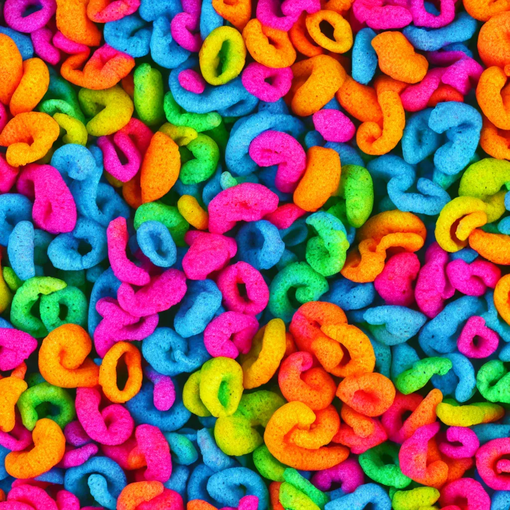 Image similar to fruit loops frame texture, 4k