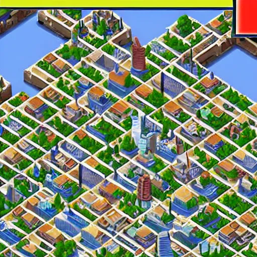 Image similar to sim city where's waldo?