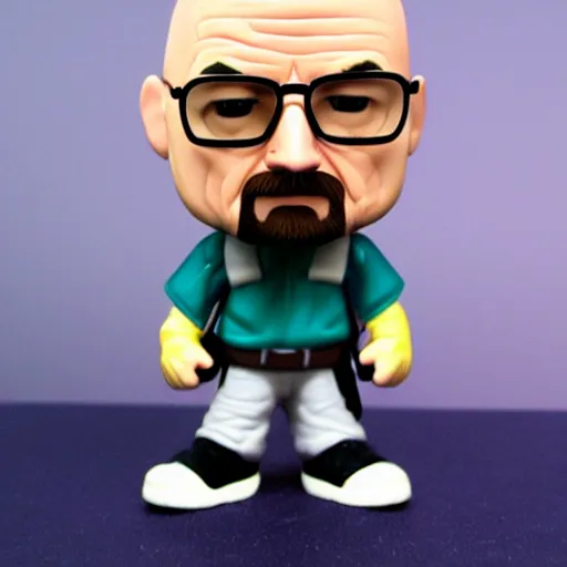 Prompt: Walter White as a funko pop