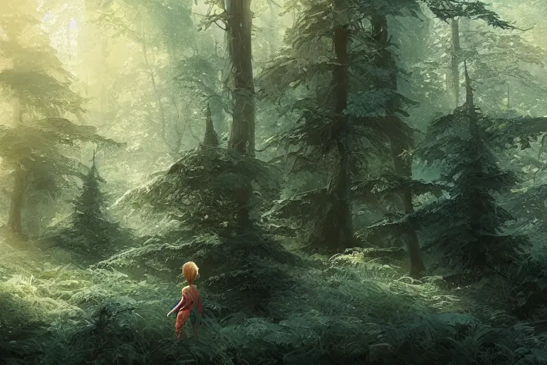 Prompt: evergreen trees in the forest, 4 k digital illustration by artgerm, wlop, andrei riabovitchev, marc simonetti, yoshitaka amano, artstation, 8 k resolution, soft focus
