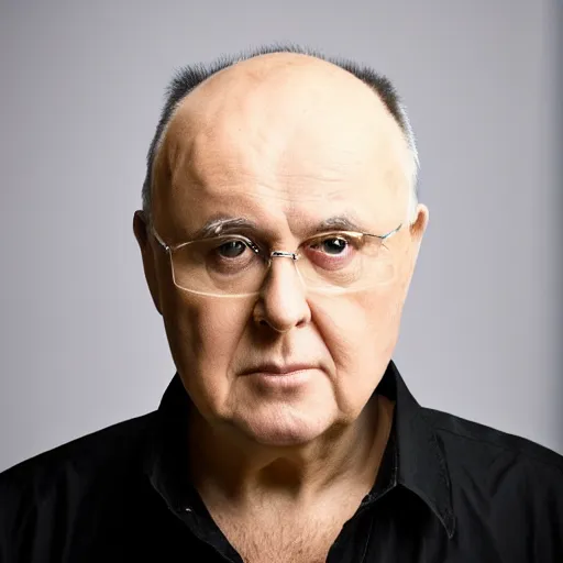 Prompt: mikhail gorbachev headshot head shot portrait live performance as gothic metal singer