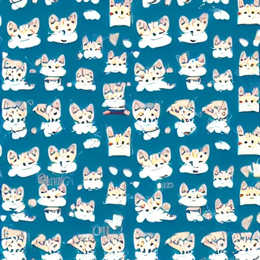 Image similar to a beautiful pattern with kitty cat