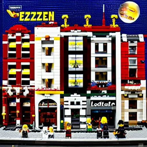 Image similar to Box art of a LEGO set for Led Zeppelin