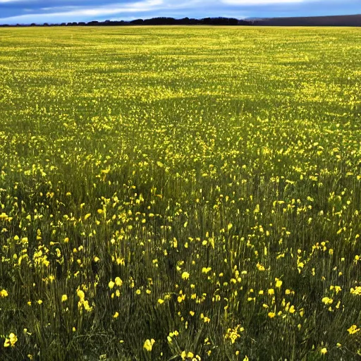 Image similar to clean meadow with only one person