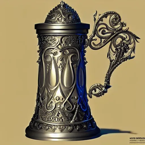 Prompt: a shiney metalic intricate detailed magical stein, concept art by blizzard entertainment, featured on polycount, art nouveau, polycount, artstation hq, artstation hd