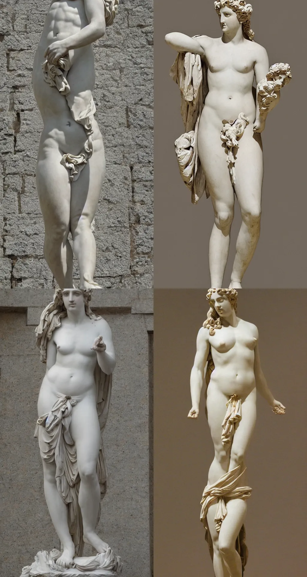 Prompt: greek statue of venus