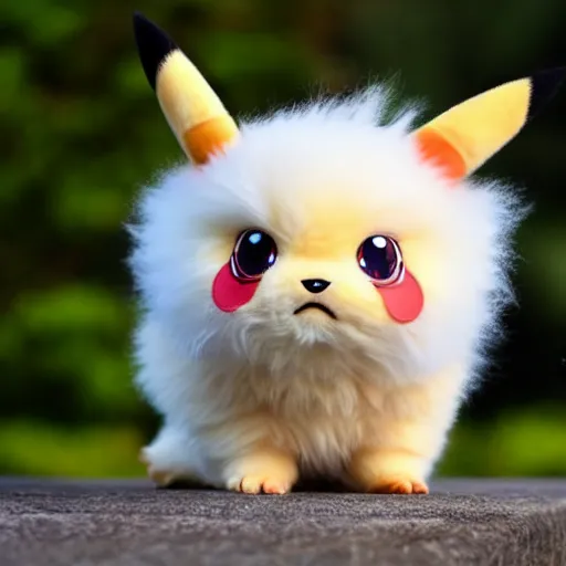 Image similar to Photo of a real life Pokemon, cute!!!, fluffy!!!, adorable!!!, ultra realistic!!!, golden hour, sharp focus