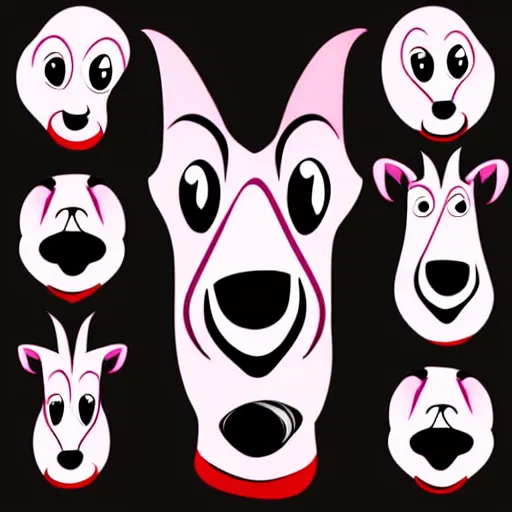 Image similar to funny goat face vector graphics