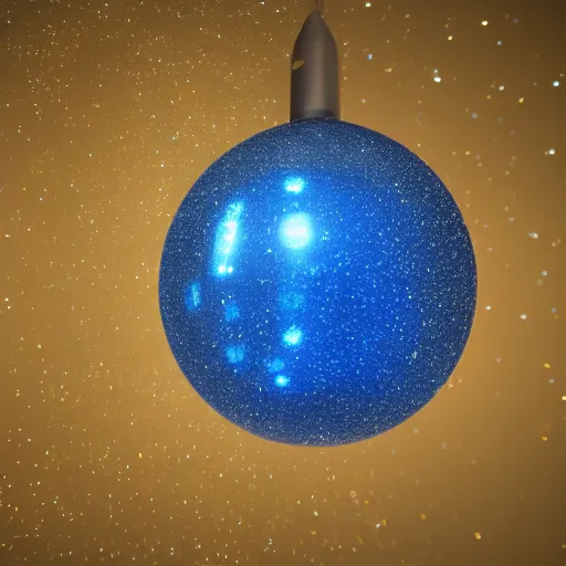Prompt: A blue crystal sparkling in the night, mystical, mysterious, magical, Octane Render, Raytracing