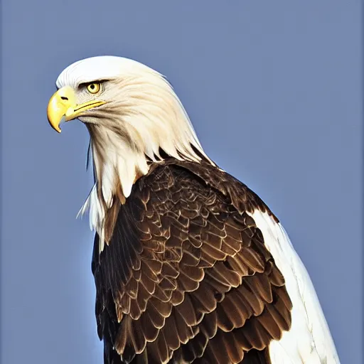 Image similar to an eagle wearing a keffiyeh