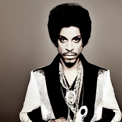 Image similar to photo of prince the artist