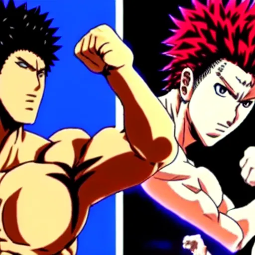 Image similar to yujiro hanma ready to fight baki hanma 4 k