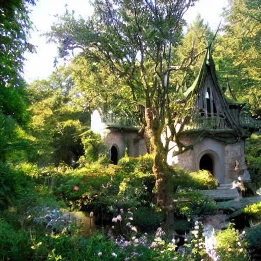 Image similar to elrond's house, rivendell