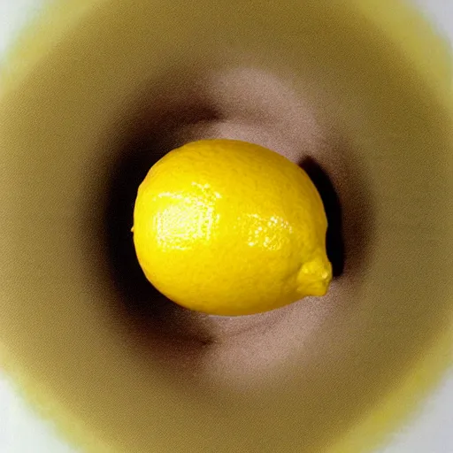 Image similar to cross section lemon as star, photo by hubble