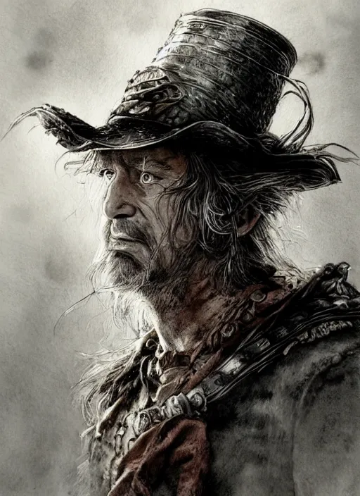 Prompt: portrait, viking mad hatter, watercolor, dramatic lighting, cinematic, establishing shot, extremely high detail, foto realistic, cinematic lighting, pen and ink, intricate line drawings, by Yoshitaka Amano, Ruan Jia, Kentaro Miura, Artgerm, post processed, concept art, artstation, matte painting, style by eddie mendoza, raphael lacoste, alex ross