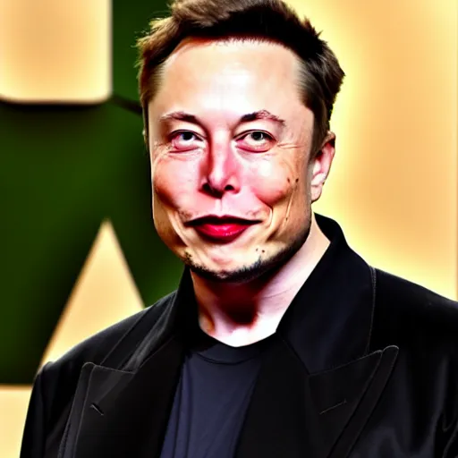 Image similar to ( elon musk ) have a face of scarlet johanson. symmetric face, coherent face, coherent eyes, symmetric eyes