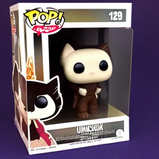 Image similar to munchkin cat funko pop